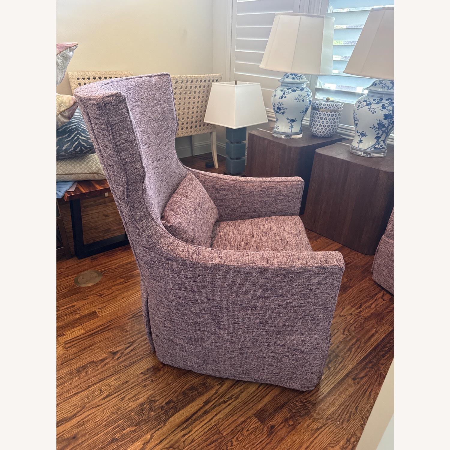 Gabby Homes Purple Fabric Accent Chairs - image-5