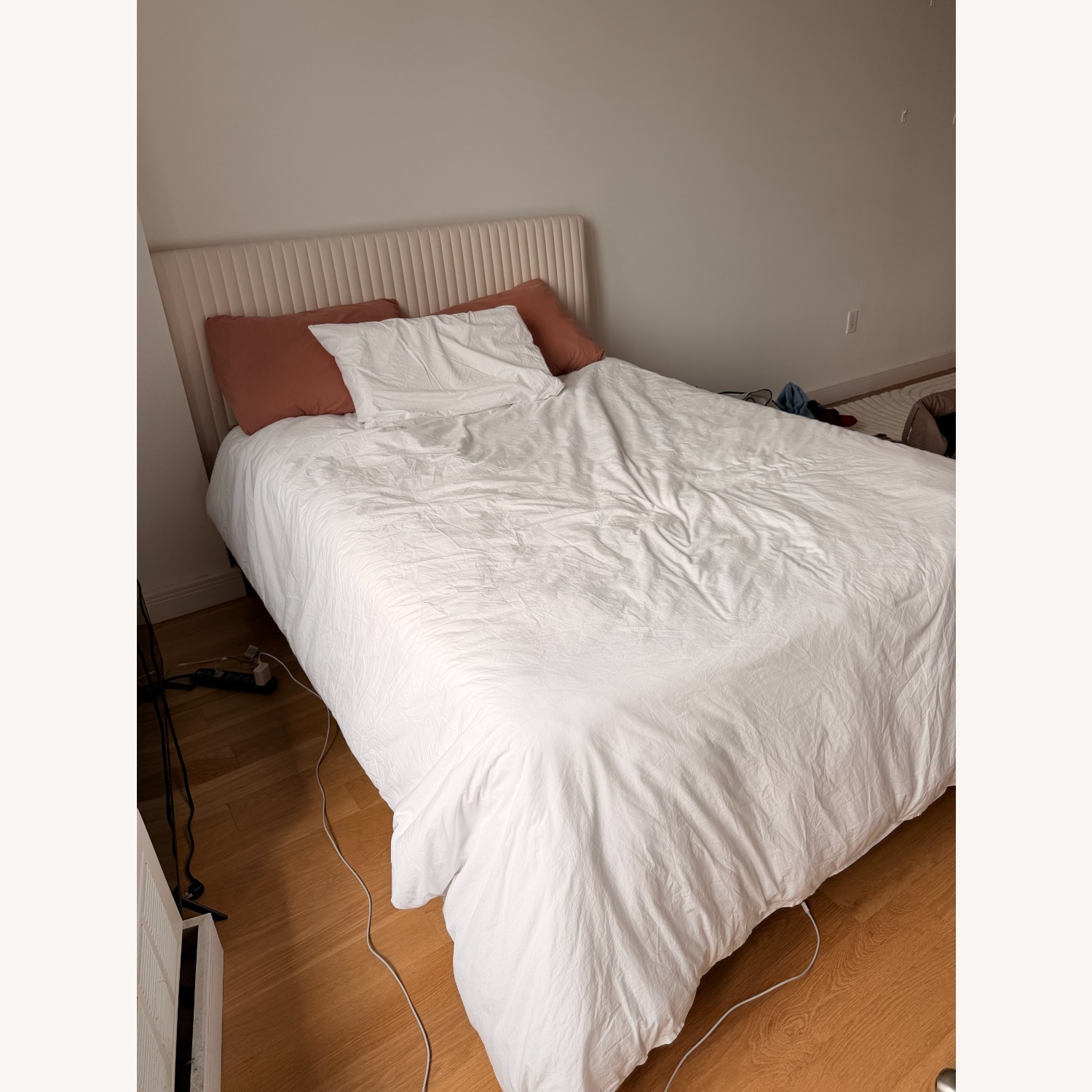 Wayfair Mr. Kate White Wood Full Bed - image-1
