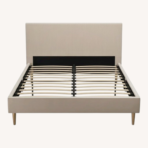 Used Wayfair Mr. Kate White Wood Full Bed for sale on AptDeco