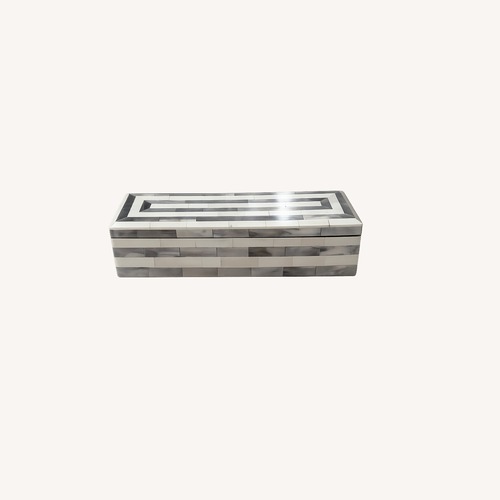 Used Vintage Tessellated Inlay Decorative Box for sale on AptDeco
