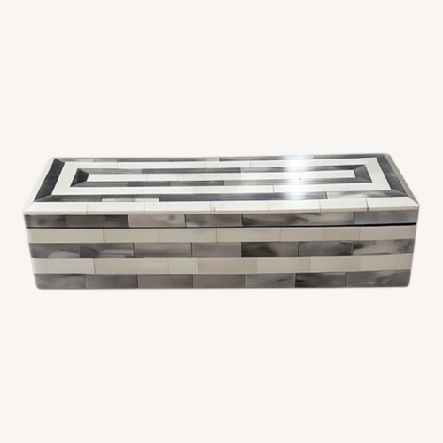 Used Vintage Tessellated Inlay Decorative Box for sale on AptDeco