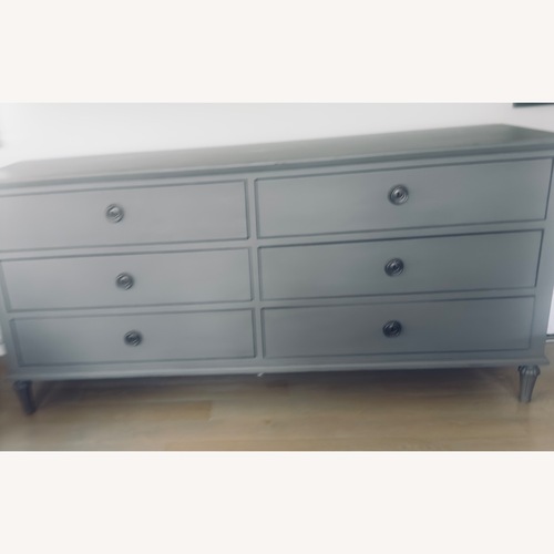 Used RH Maison 6-Drawer Dresser Antiqued Grey for sale on AptDeco