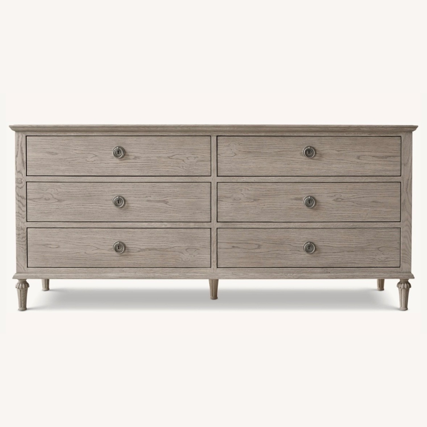 RH Maison 6-Drawer Dresser Antiqued Grey - image-1