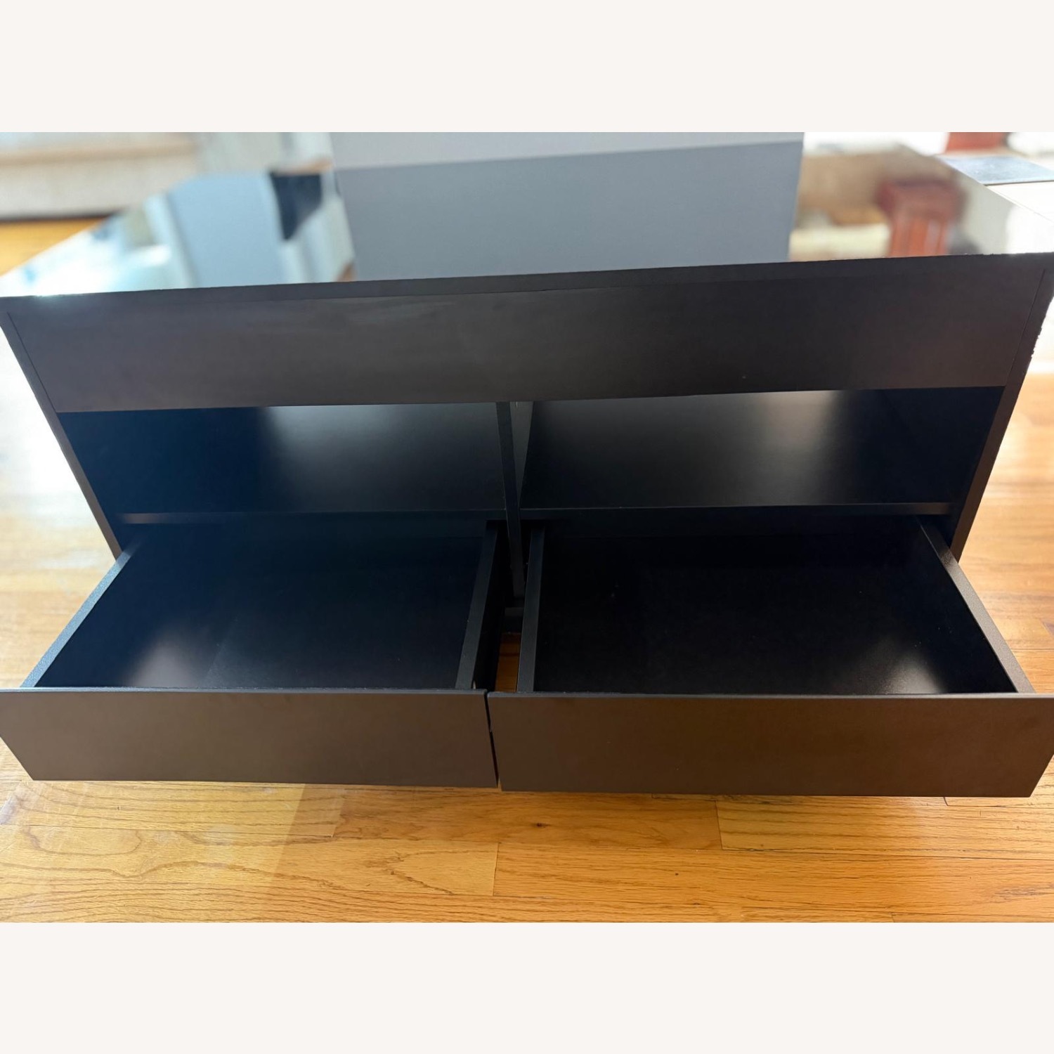 Black Wood Coffee Table - image-6