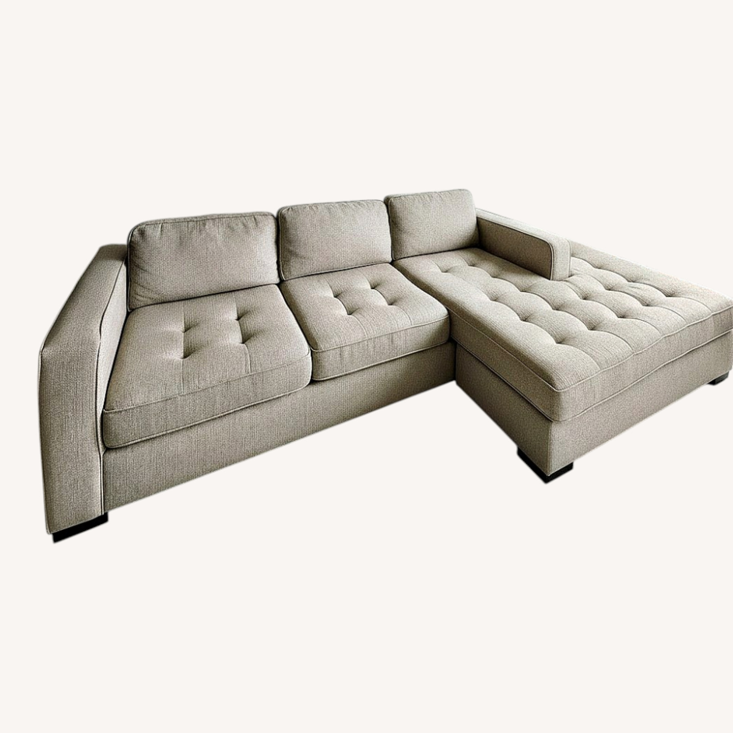 Walter E. Smithe Natural 2 Piece Sectional - image-0