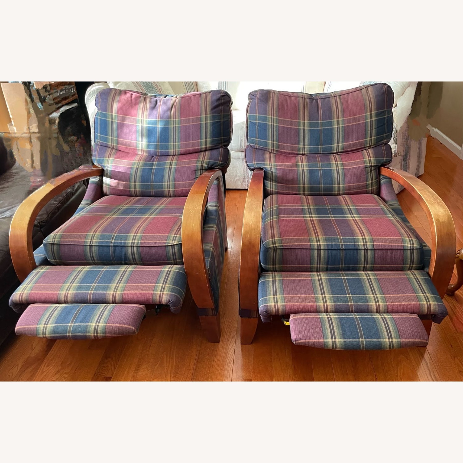 Vintage/Antique Finds Fabric Recliner - image-2