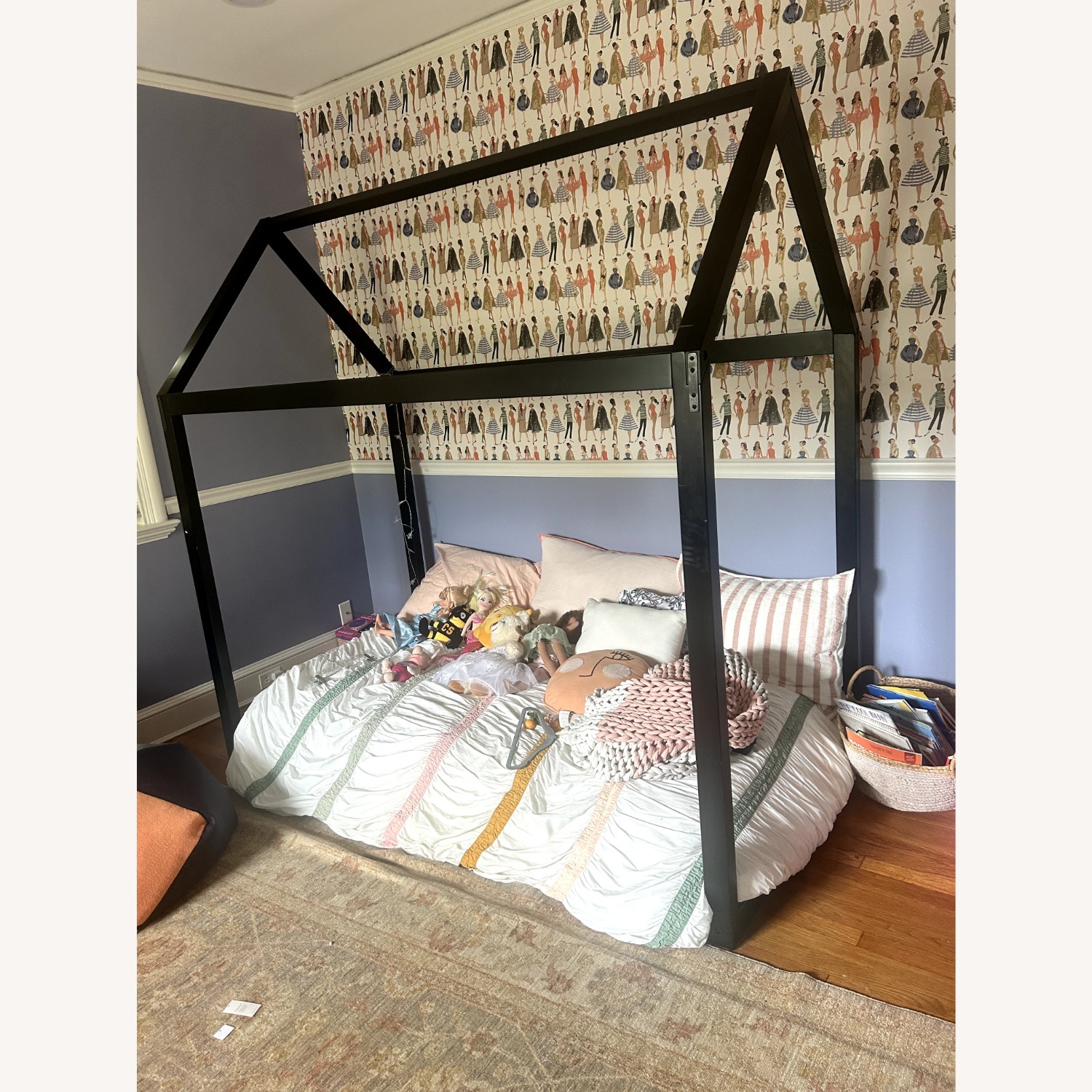 Pottery Barn Kids Black Camden House Twin Bed - image-2