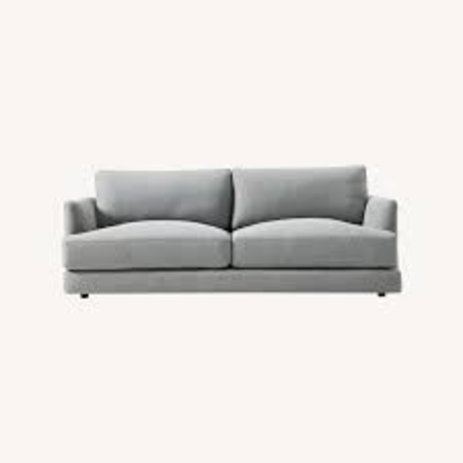 West Elm Haven Blue Boucle 3+ Seater Sofa - image-4