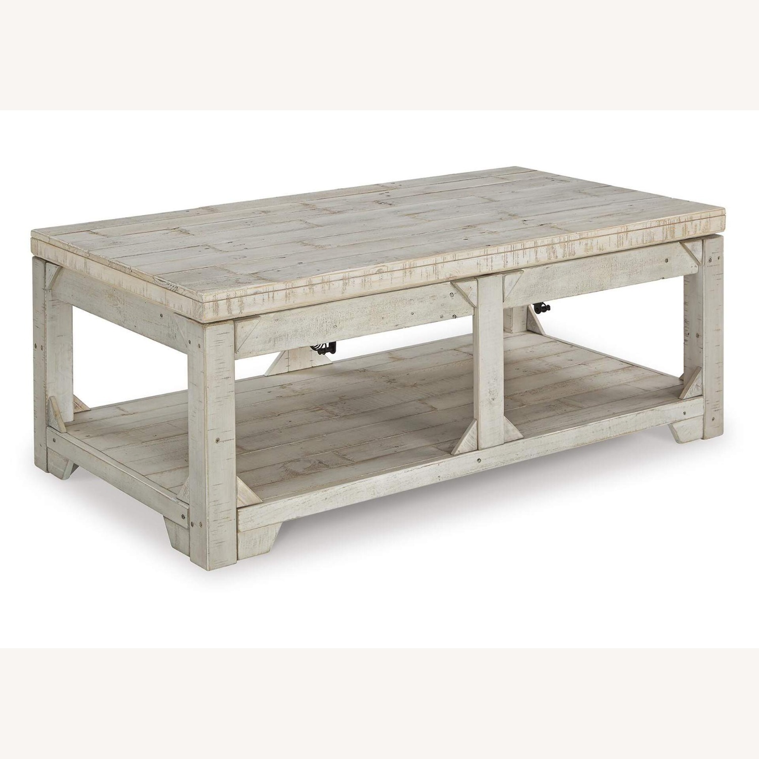 Ashley Furniture Fregine Gray Wood Lift Top Coffee Table - image-6