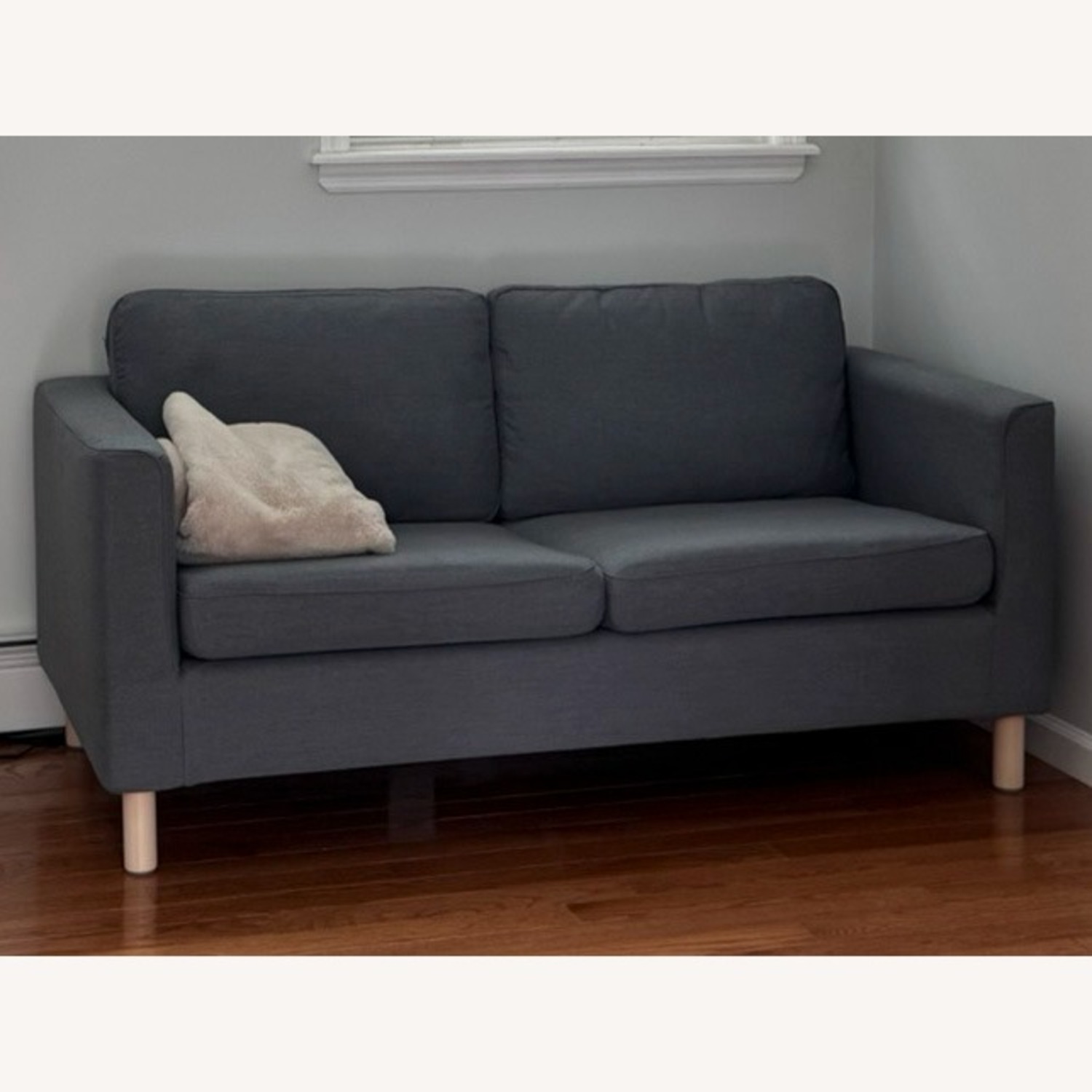IKEA Parup Dark Gray Fabric Loveseat - image-3