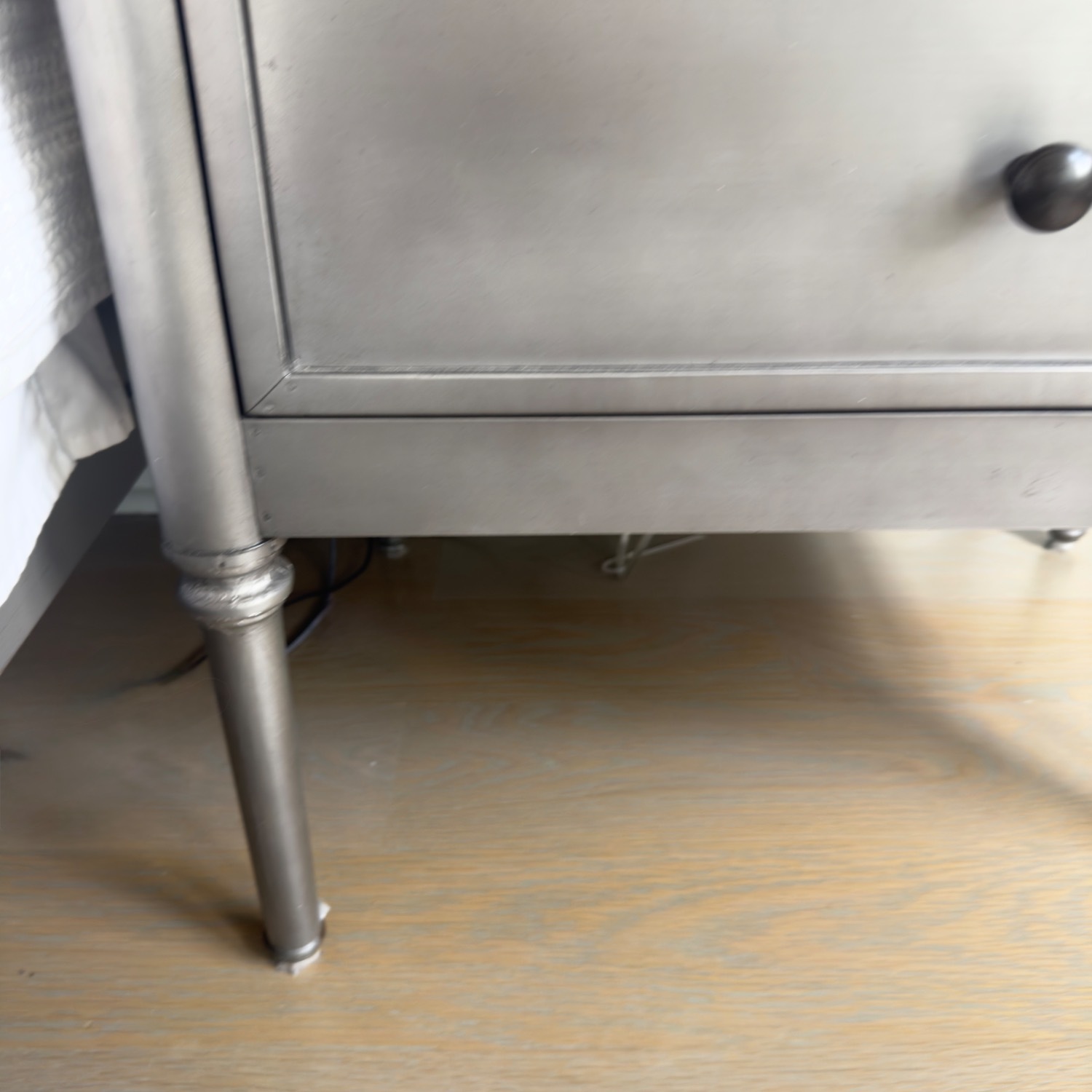RH Teen Set of 2 Spencer Metal Wrap Night Stands - image-5