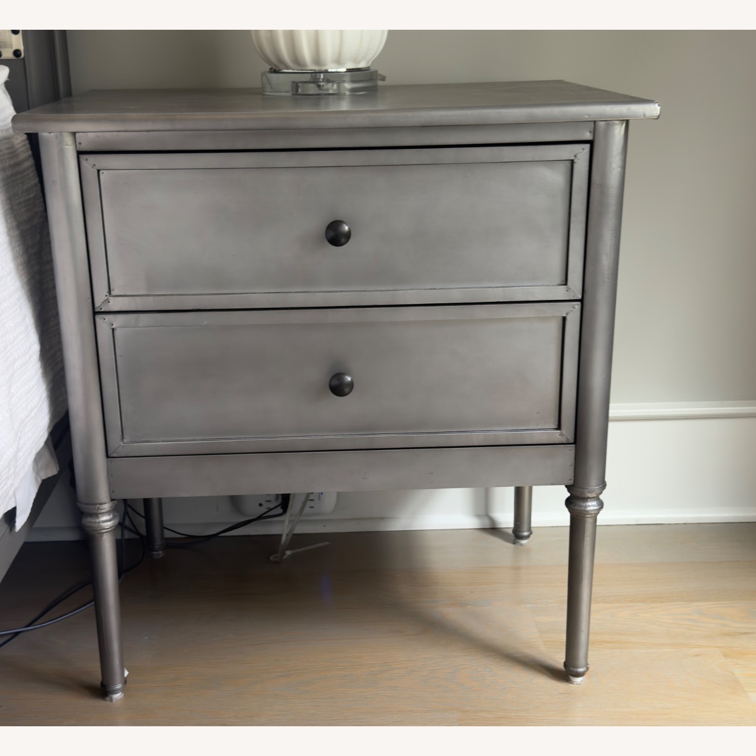 RH Teen Set of 2 Spencer Metal Wrap Night Stands - image-7