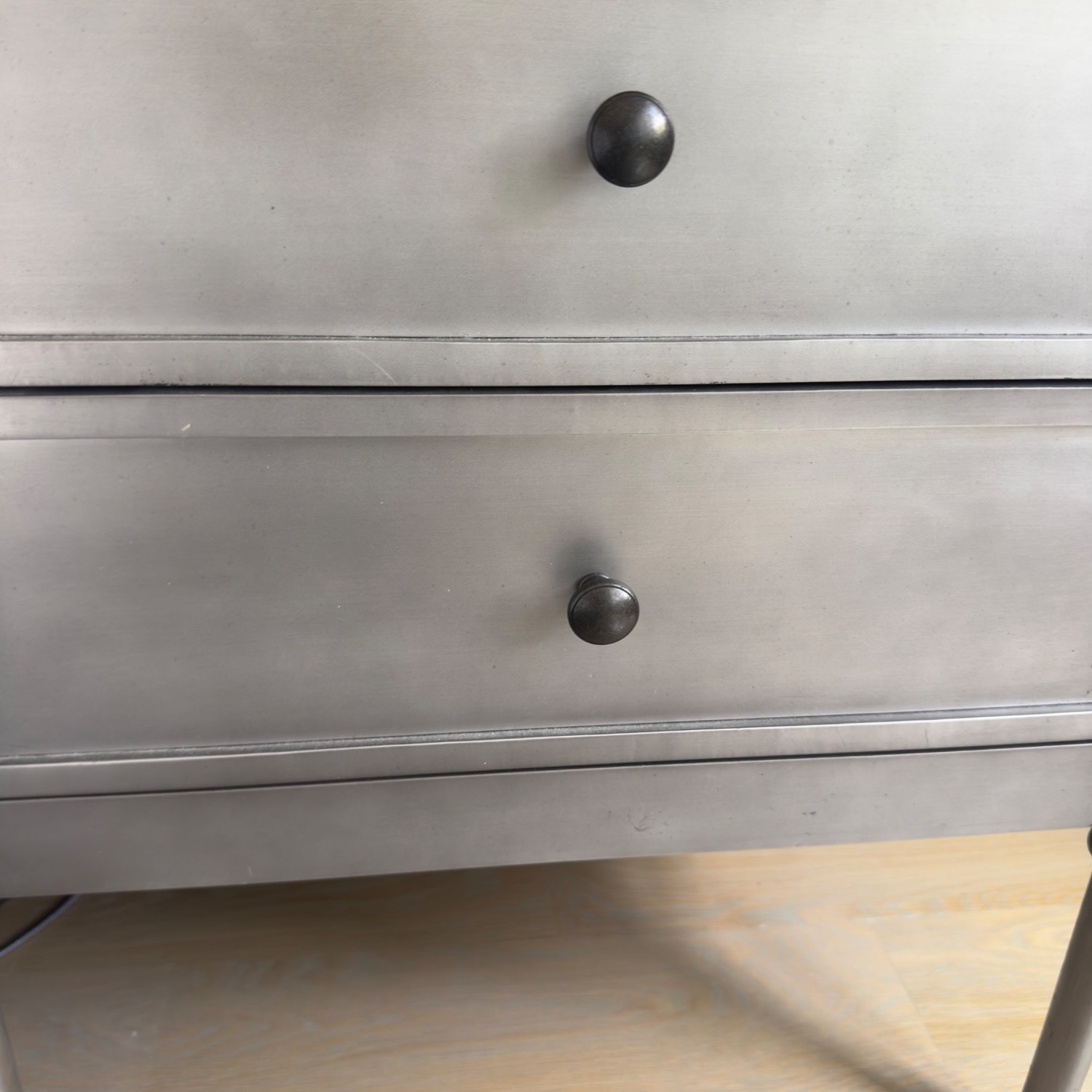 RH Teen Set of 2 Spencer Metal Wrap Night Stands - image-2