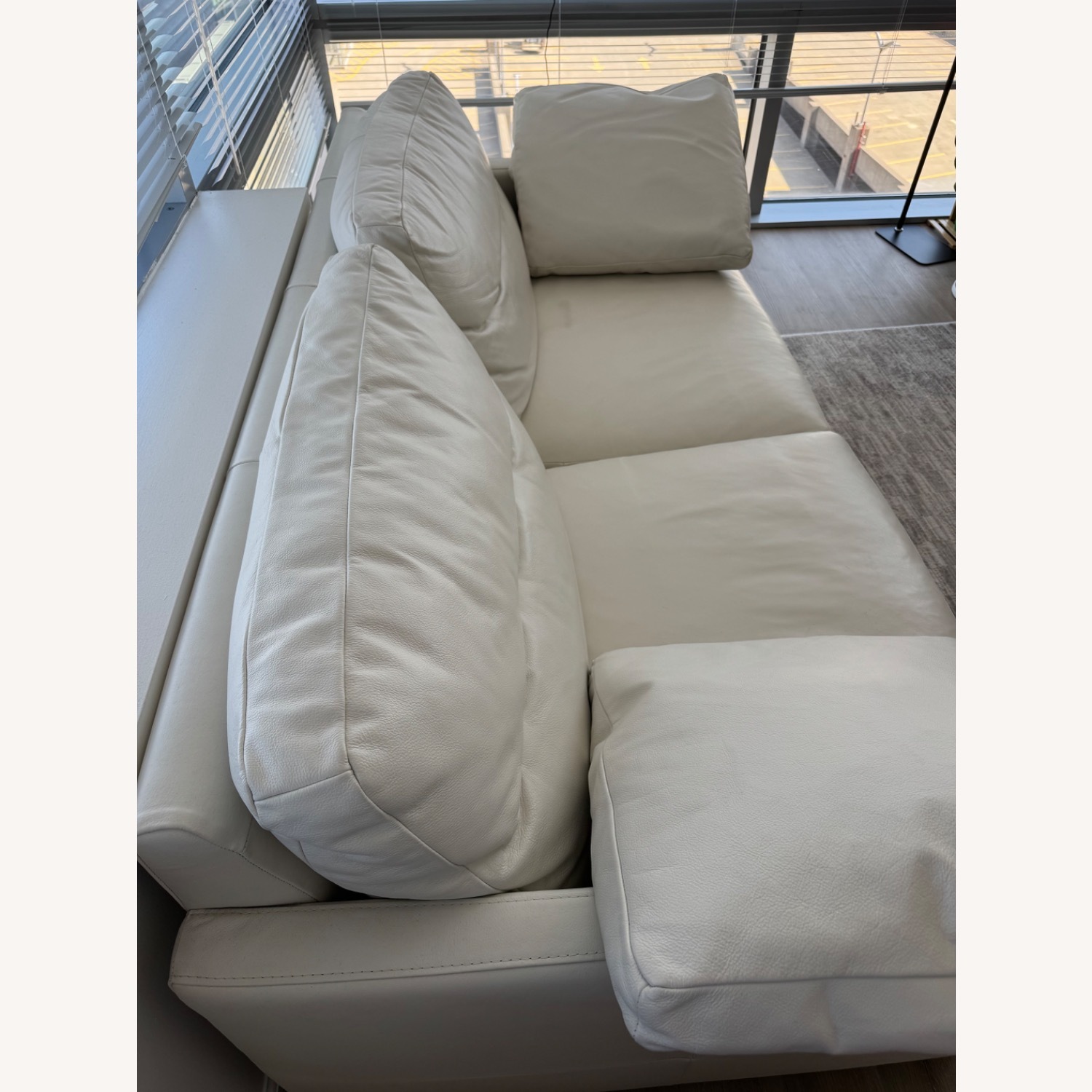 White 2 Piece Sectional - image-7
