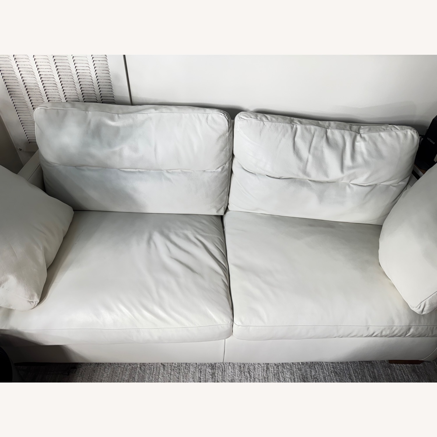 White 2 Piece Sectional - image-6