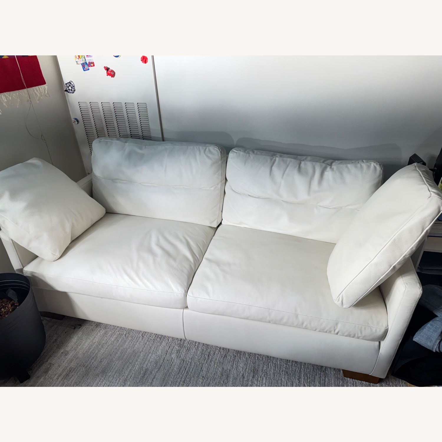 White 2 Piece Sectional - image-1