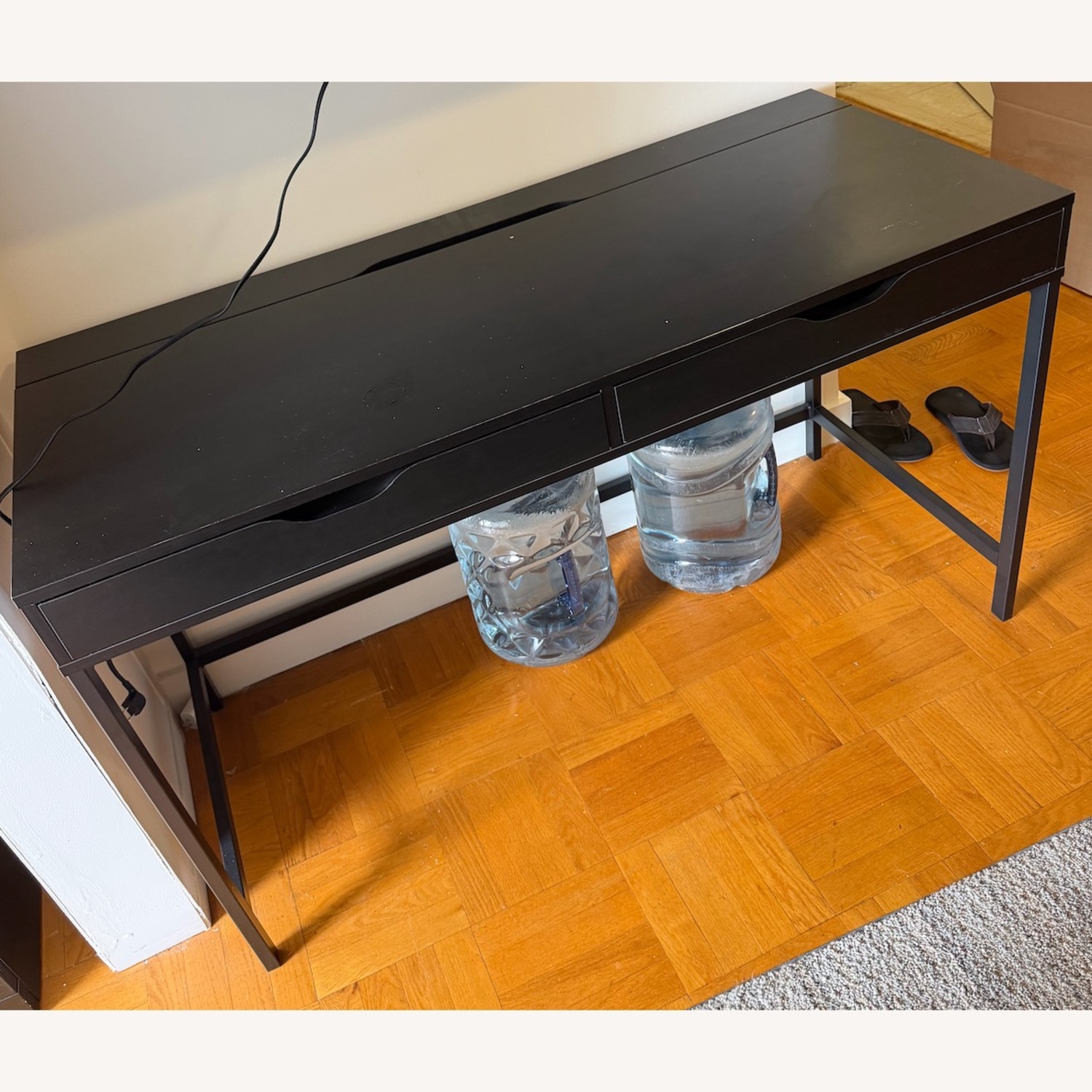 IKEA ALEX Black Desk - image-3