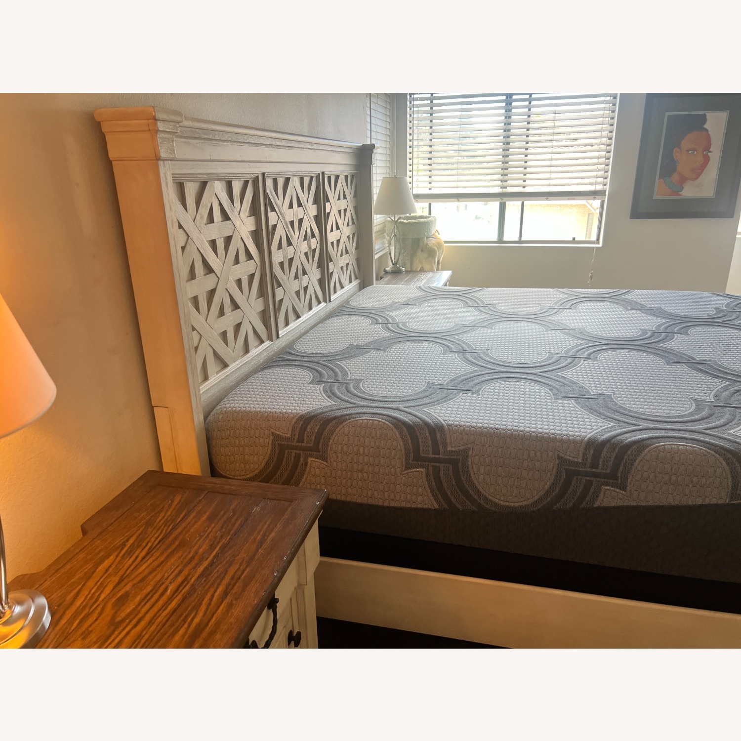 Ashley Furniture Bolanburg Natural Wood King Bed - image-8