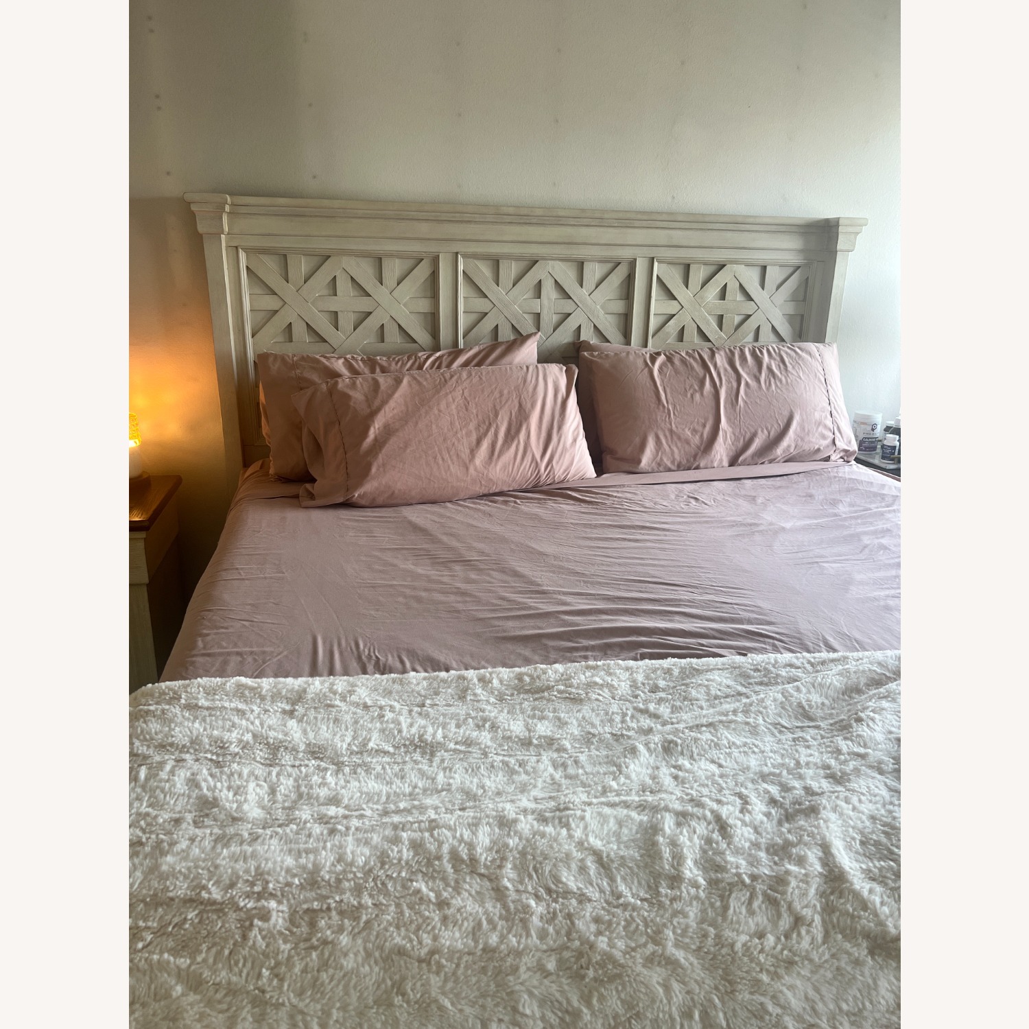 Ashley Furniture Bolanburg Natural Wood King Bed - image-10