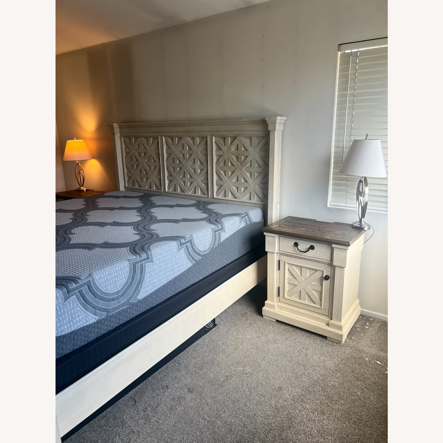 Ashley Furniture Bolanburg Natural Wood King Bed - image-6