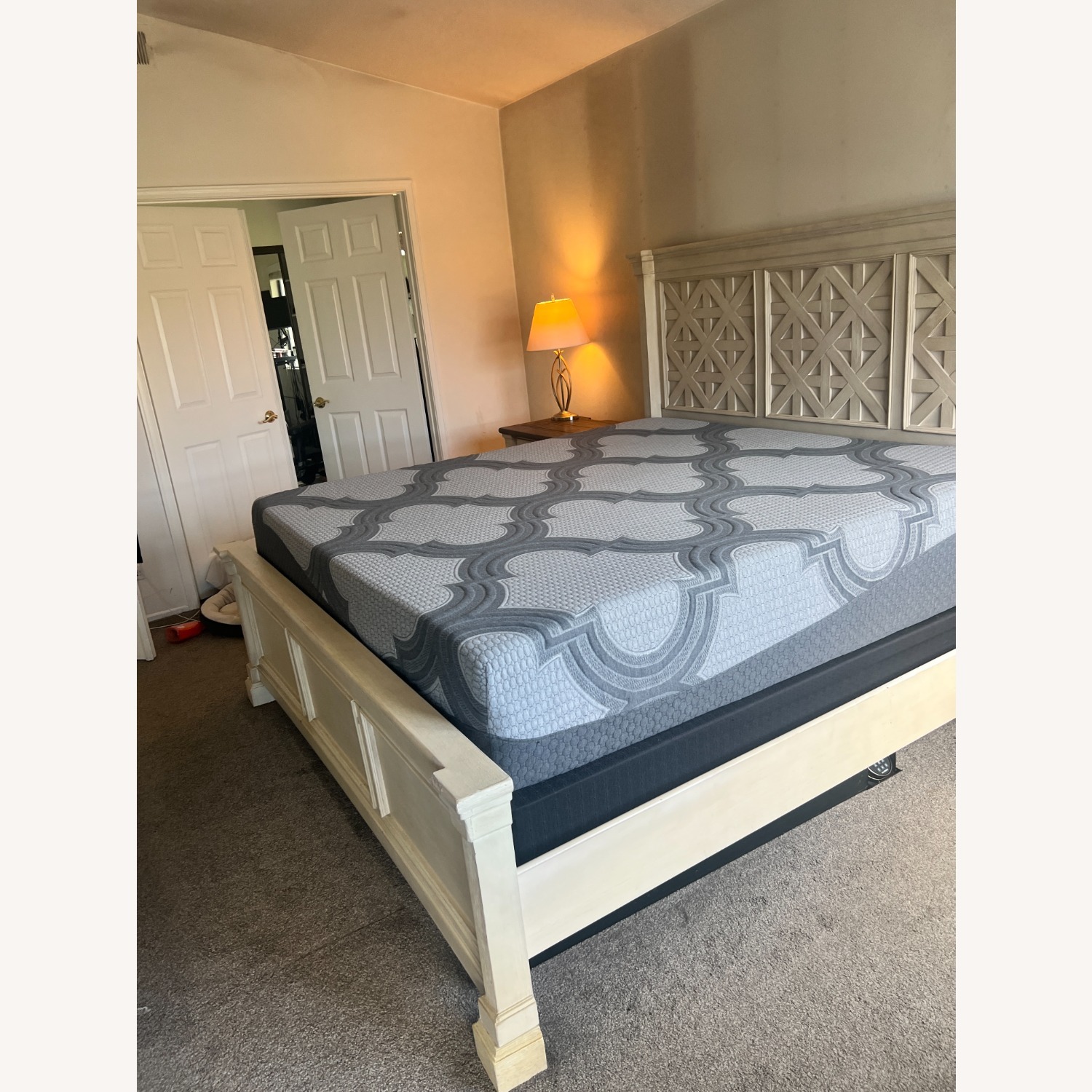 Ashley Furniture Bolanburg Natural Wood King Bed - image-2