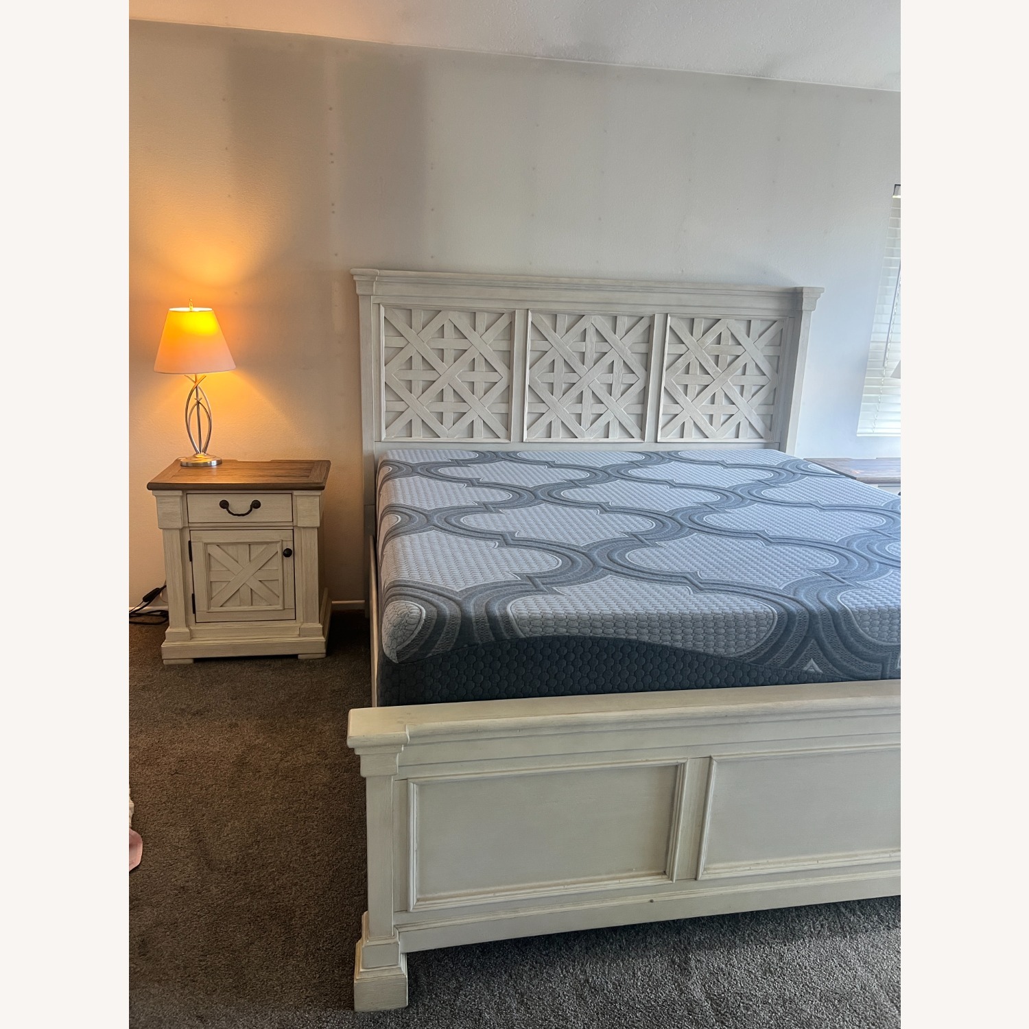 Ashley Furniture Bolanburg Natural Wood King Bed - image-1