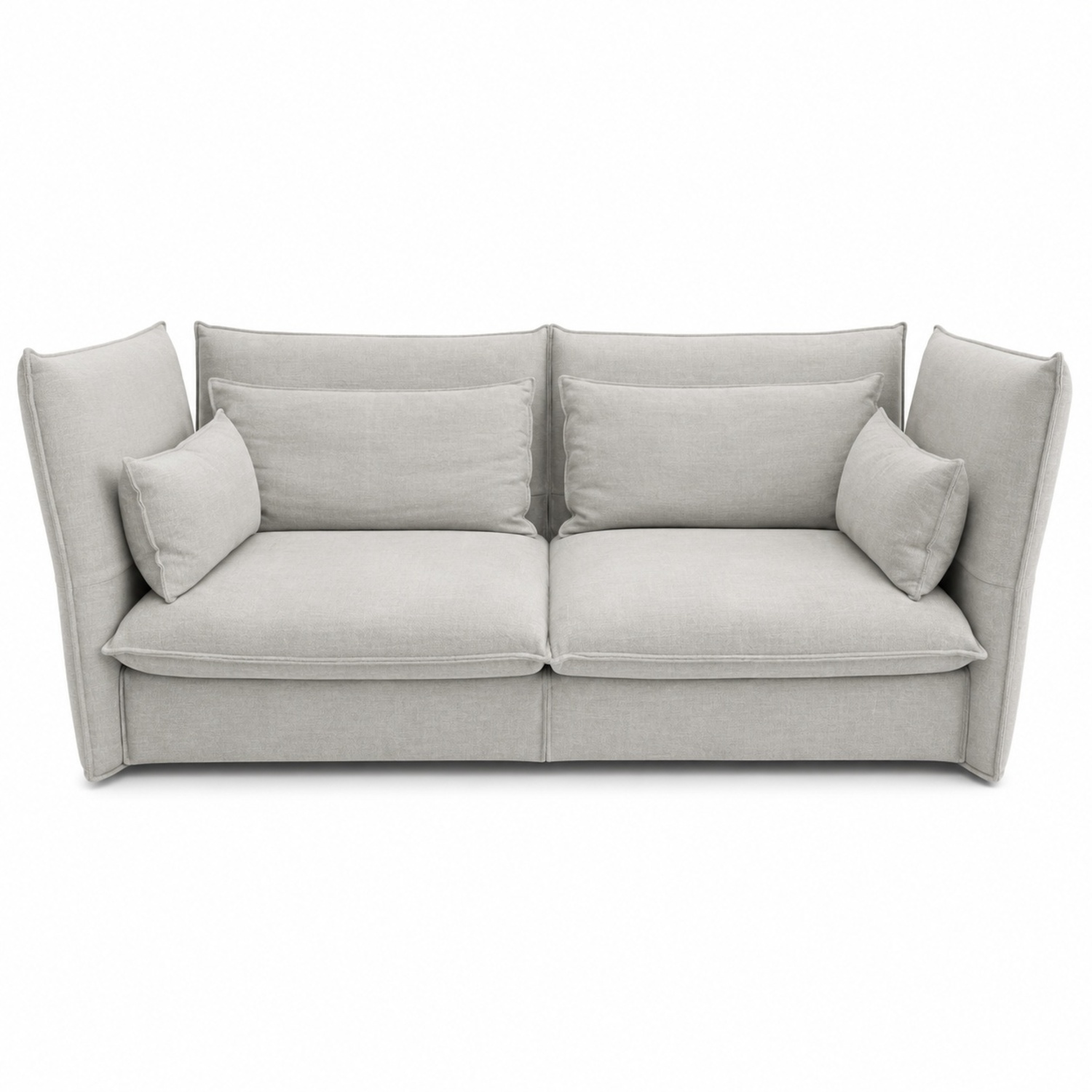 Vitra Mariposa Light Gray Fabric 2.5 Seater Sofa - image-5