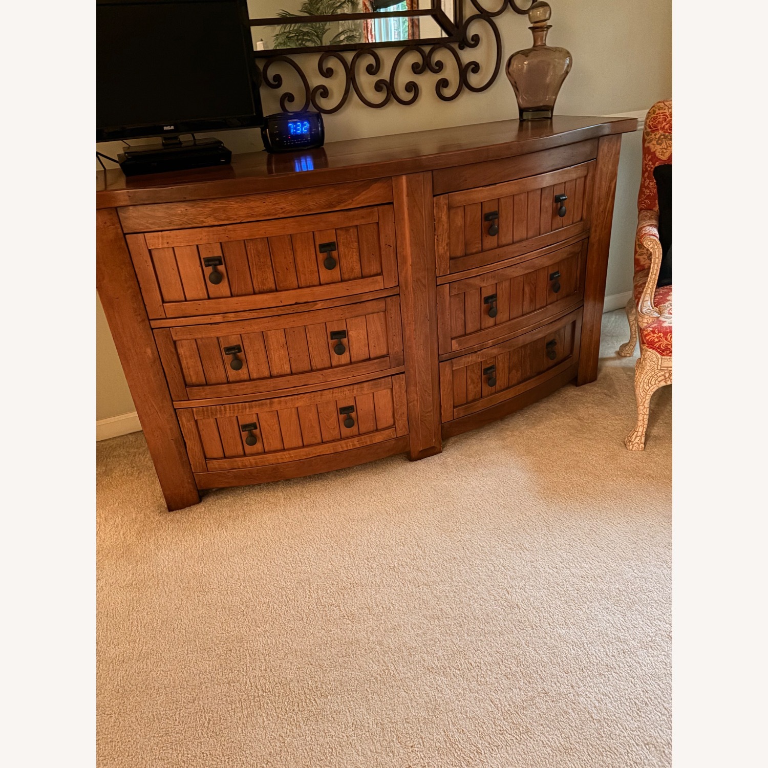 Arhaus Dark Brown Wood Dresser - image-1