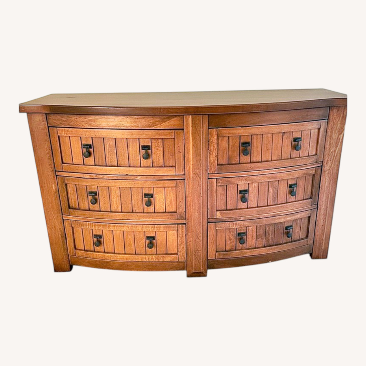 Arhaus Dark Brown Wood Dresser - image-0