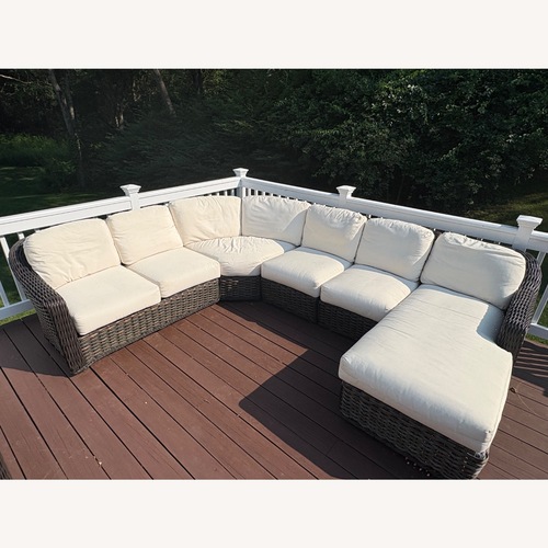 Used Lane Venture Outdoor Sectional Sofa for sale on AptDeco