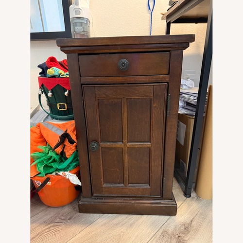 Used Dark Brown Wood Side Tables for sale on AptDeco