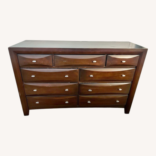 Used Dark Brown Wood Dresser for sale on AptDeco
