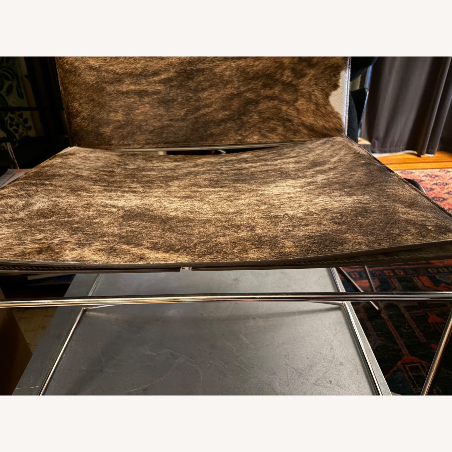 Ligne Roset Hair on Hide Lounge Chair - image-6