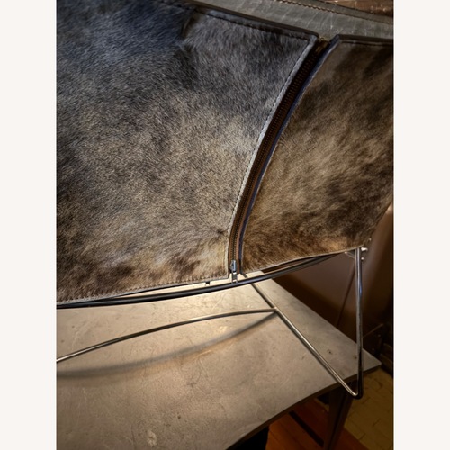 Used Ligne Roset Hair on Hide Lounge Chair for sale on AptDeco