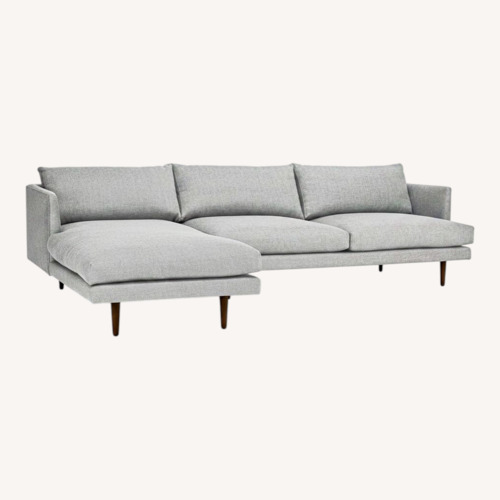 Used Burrard Light Gray 3+ Piece Sectional for sale on AptDeco