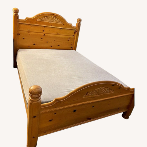Used Natural Wood Headboard for sale on AptDeco