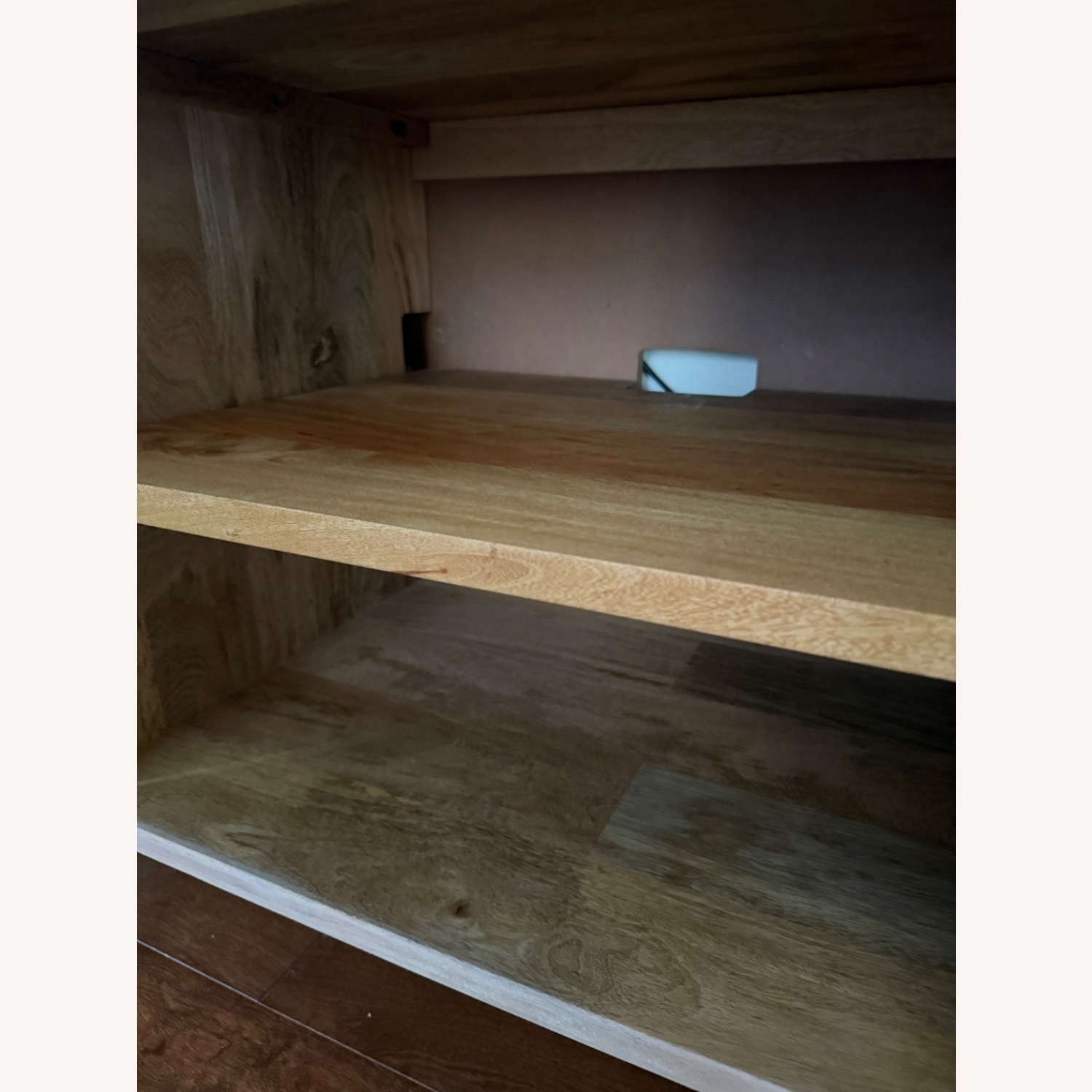 West Elm Pictograph Natural Wood Media Storage - image-6