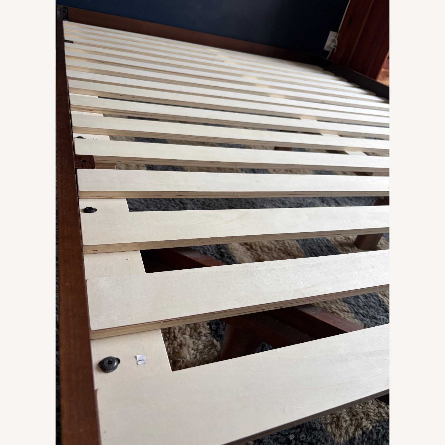 Article Basi Queen Bed Frame - Walnut - image-1
