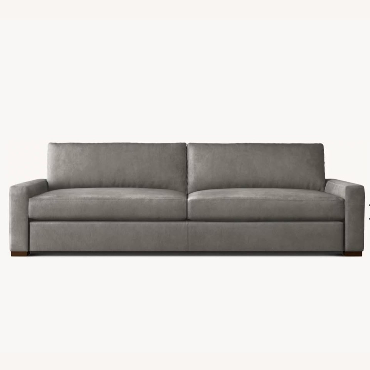 Restoration Hardware Light Gray Sleeper Sofa - image-1