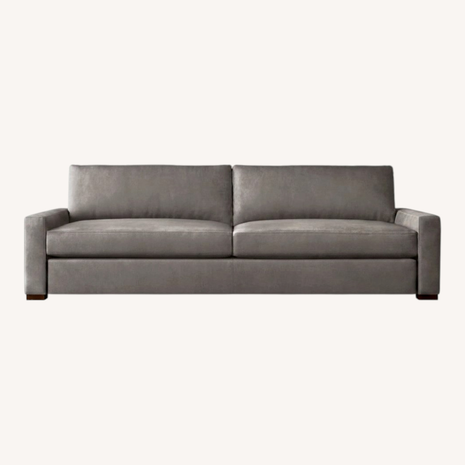 Restoration Hardware Light Gray Sleeper Sofa - image-0