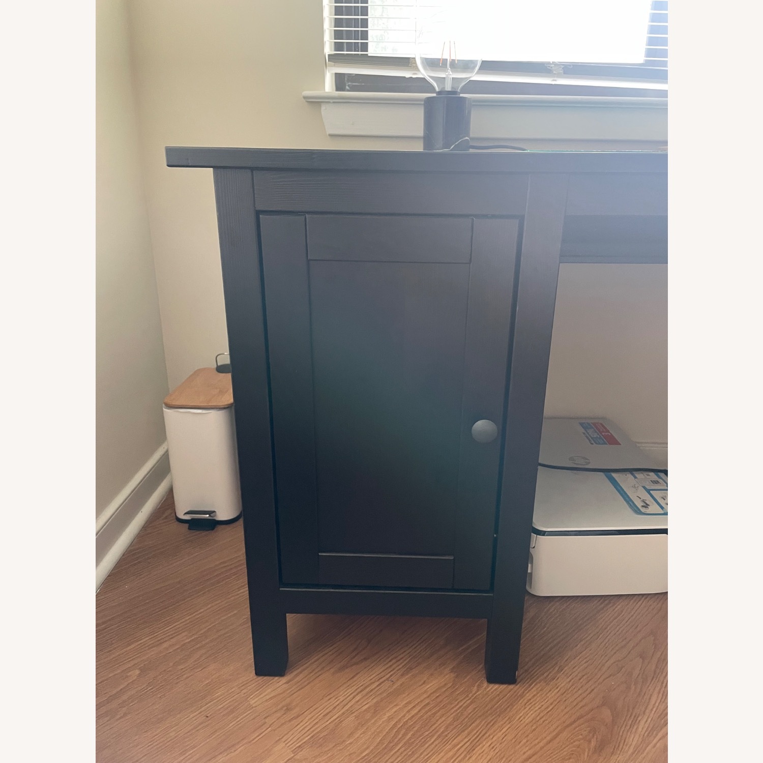 IKEA Hemnes Black Desk - image-5
