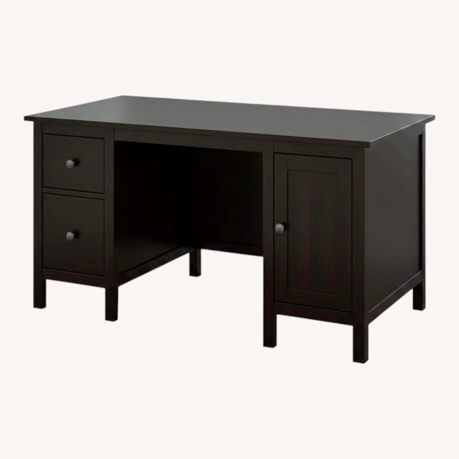 IKEA Hemnes Black Desk - image-0