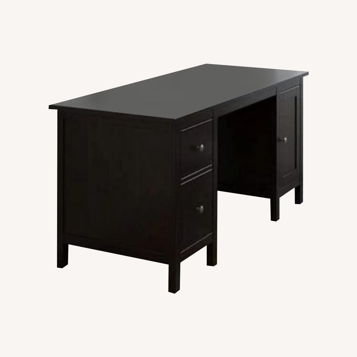 IKEA Hemnes Black Desk - image-8