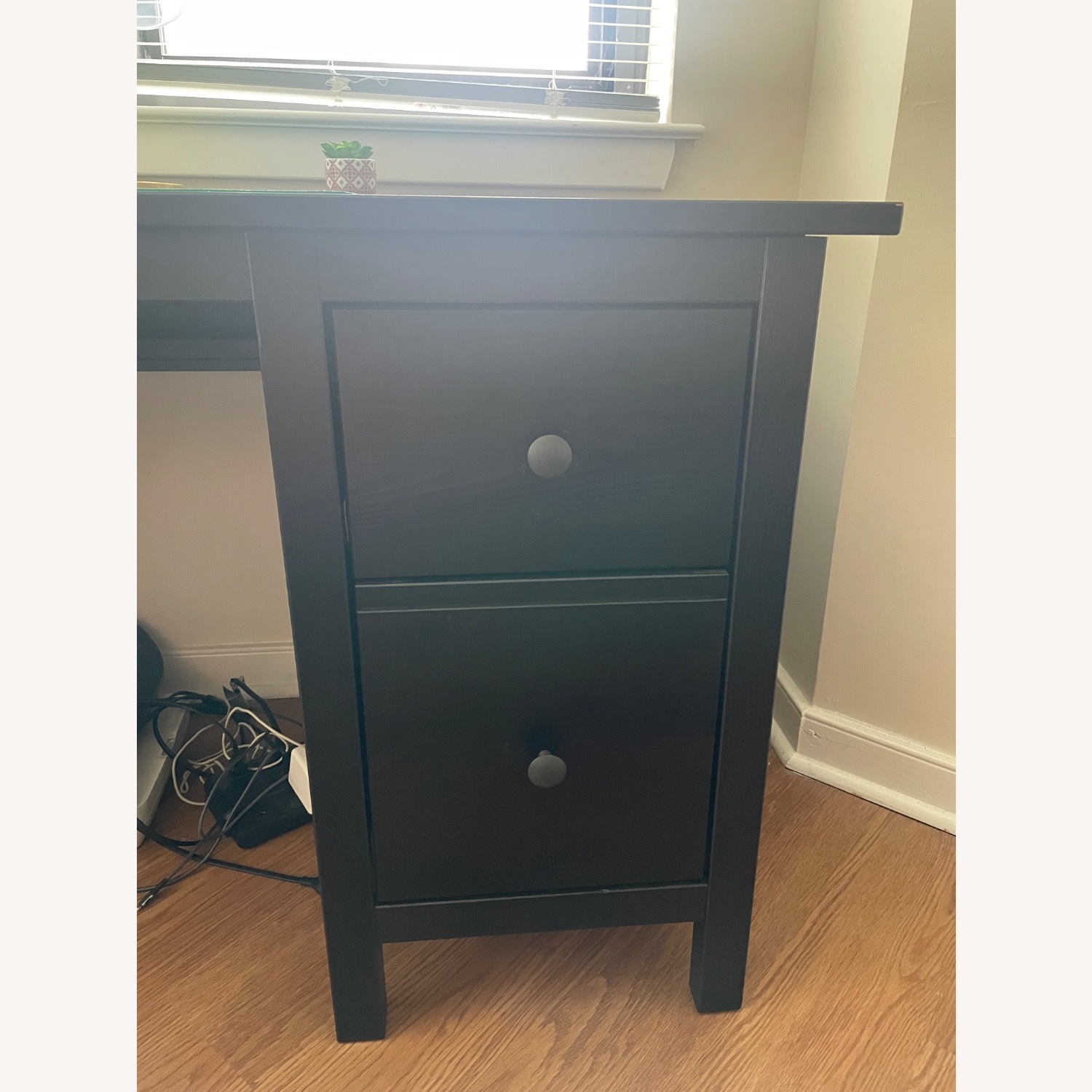 IKEA Hemnes Black Desk - image-7