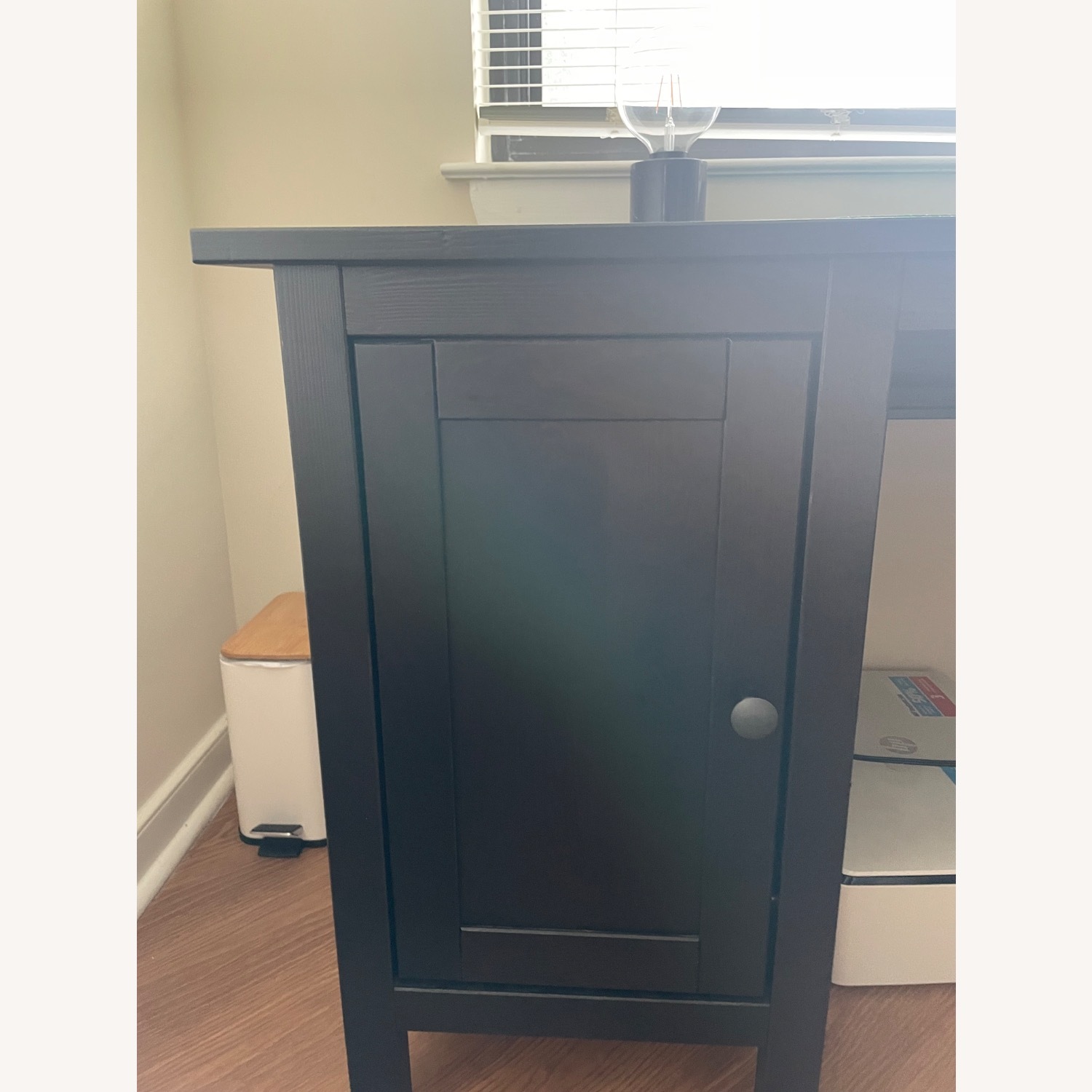 IKEA Hemnes Black Desk - image-4