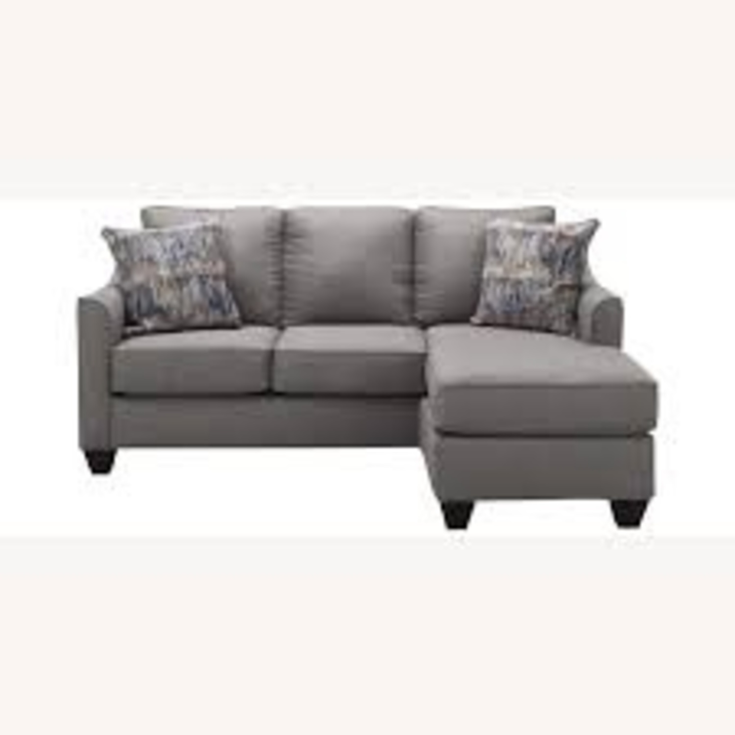 Raymour & Flanigan Wrenn Light Gray 2 Piece Sectional - image-6