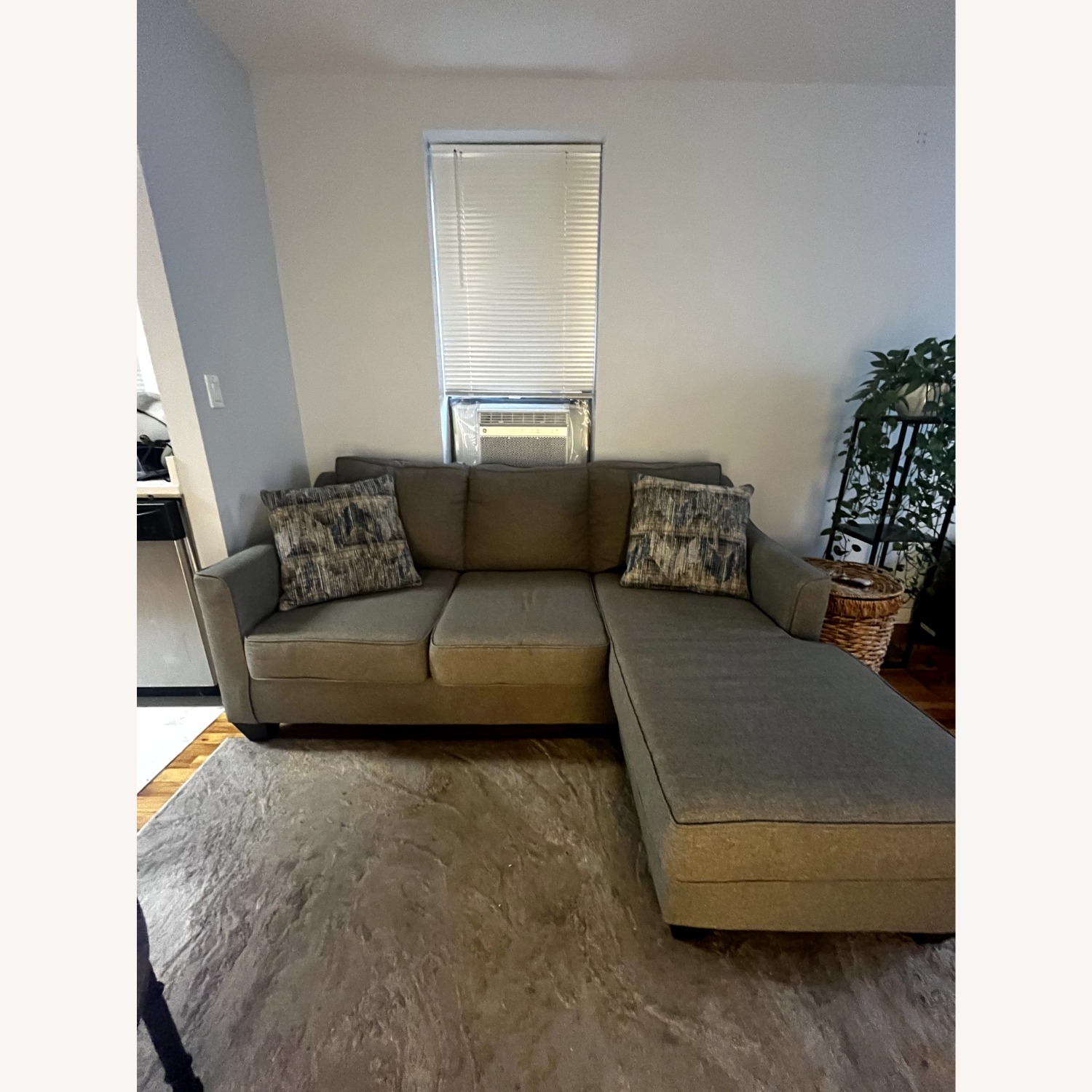Raymour & Flanigan Wrenn Light Gray 2 Piece Sectional - image-1