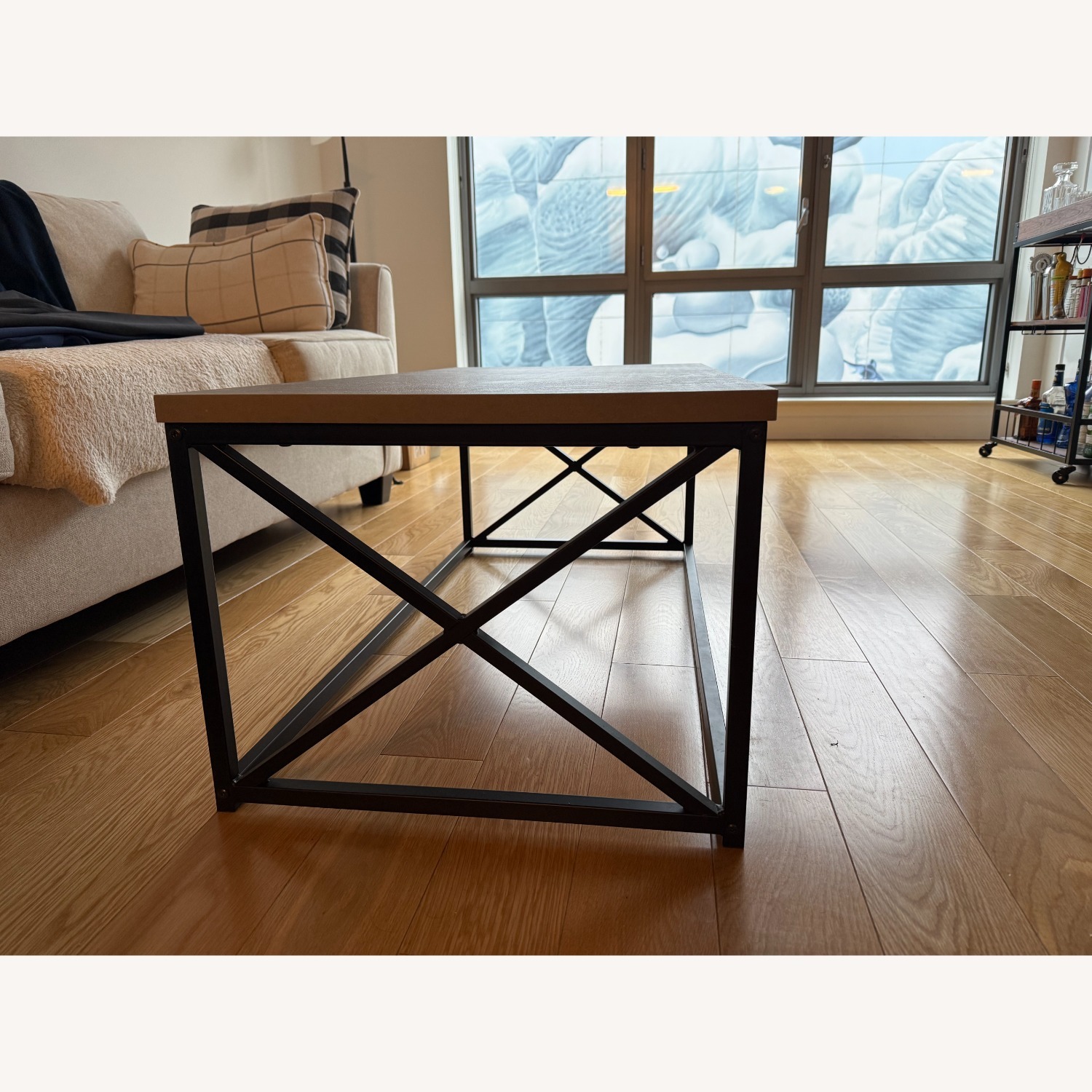 Light Gray Coffee Table - image-3