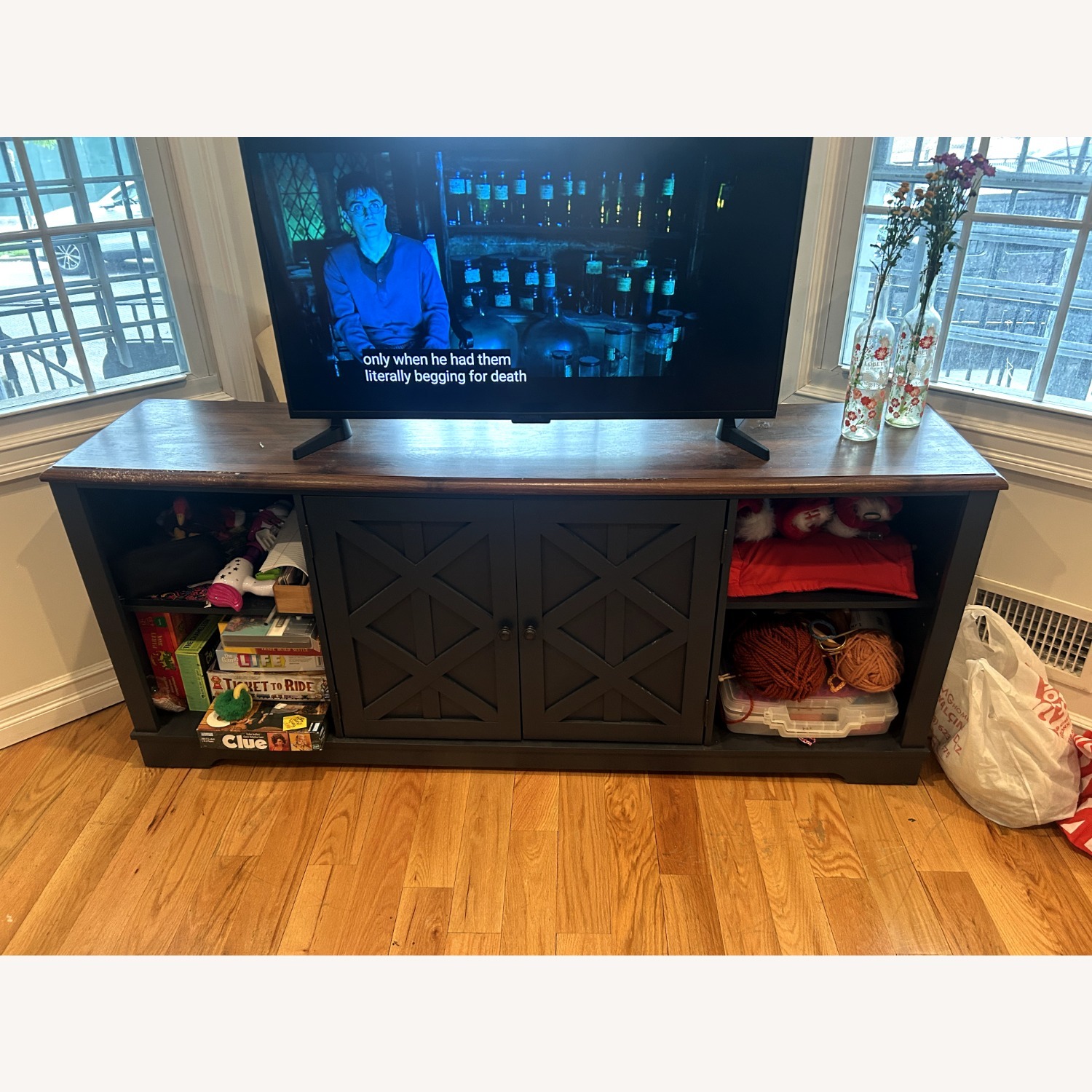 Ashley Furniture Festivo Navy TV Stand  - image-3