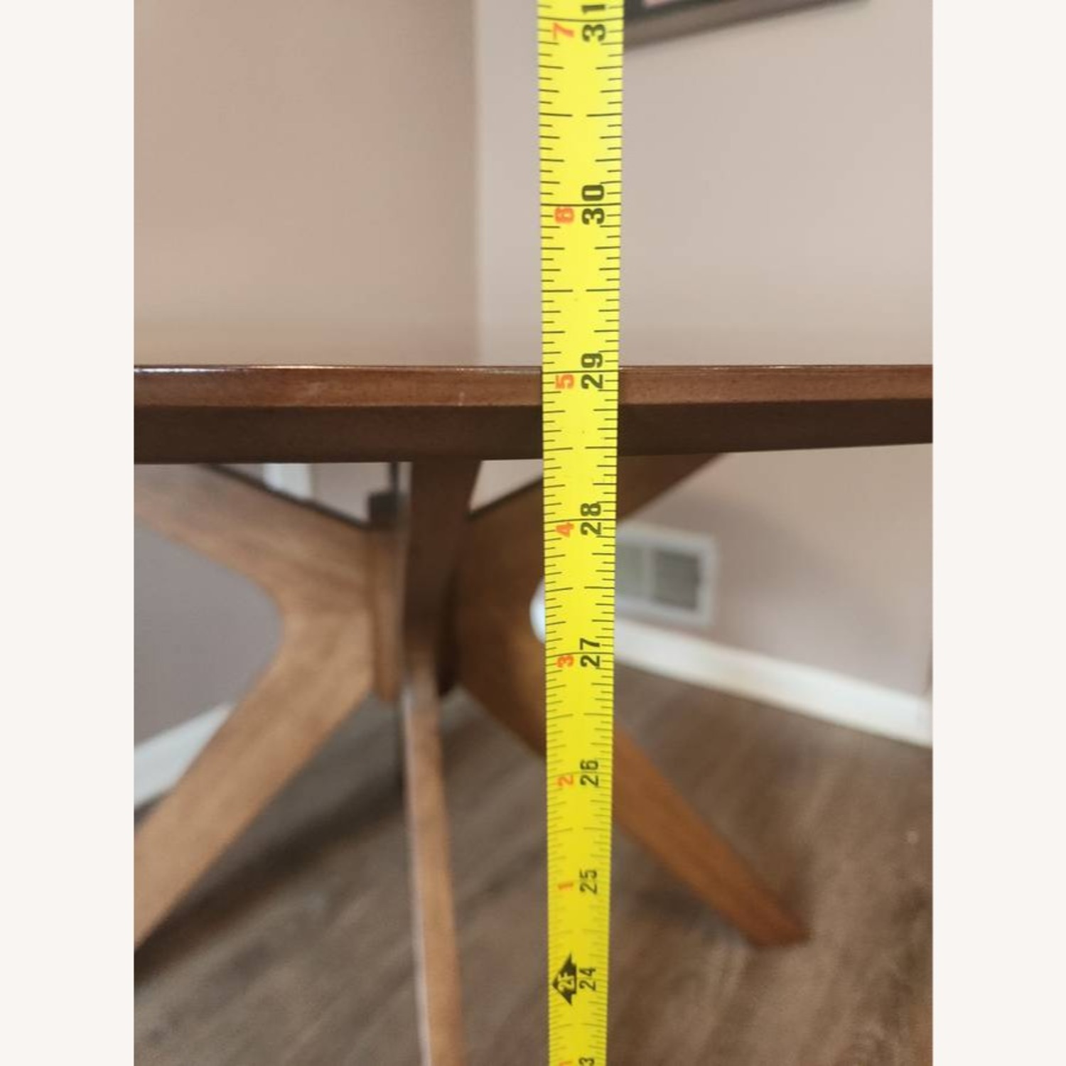 Monte Mid-Century Modern 46" Round Walnut Dining Table - image-11